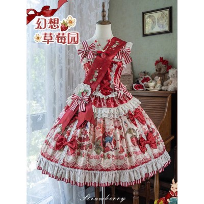 Treasure Box Strawberry Blouse and JSK(4th Reservation/Full Payment Without Shipping)